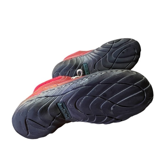 Josef Siebel Red Leather Short Boots - Lace Up - Size 39/8.5 Very Good Condition - Picture 2 of 10